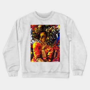 Lounging after midnight Crewneck Sweatshirt